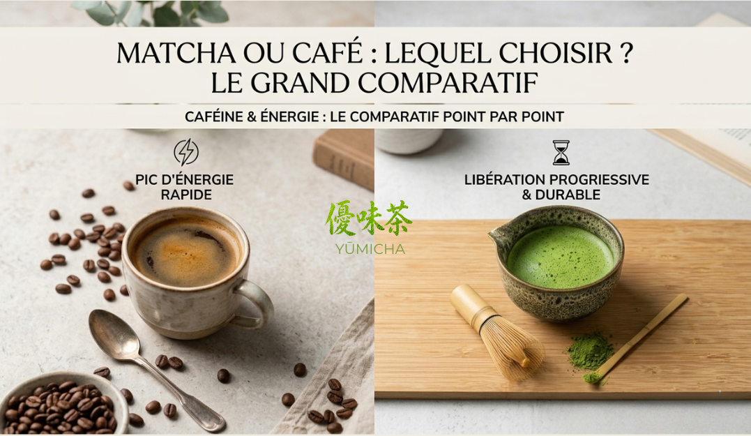 comparatif café ou matcha image