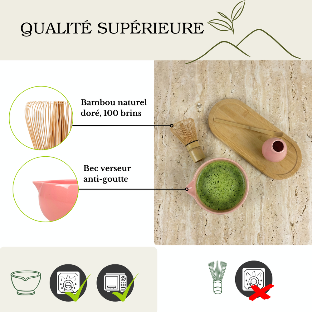 kit set coffret matcha 